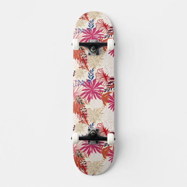 Skate Fundo floral 3 (Frente)