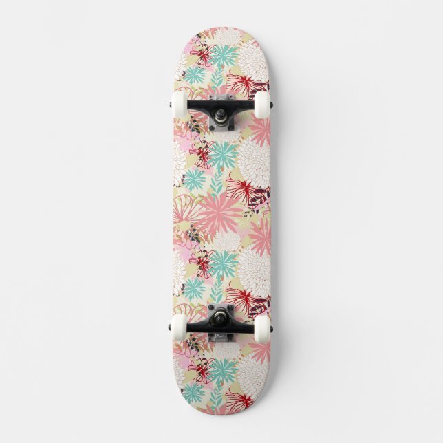 Skate Fundo floral 4 (Frente)