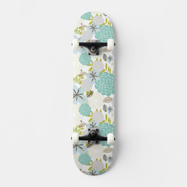 Skate Fundo floral 5 (Frente)