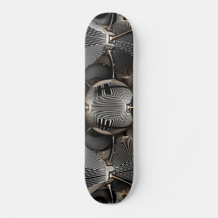 Skate Fundo futurista da grade