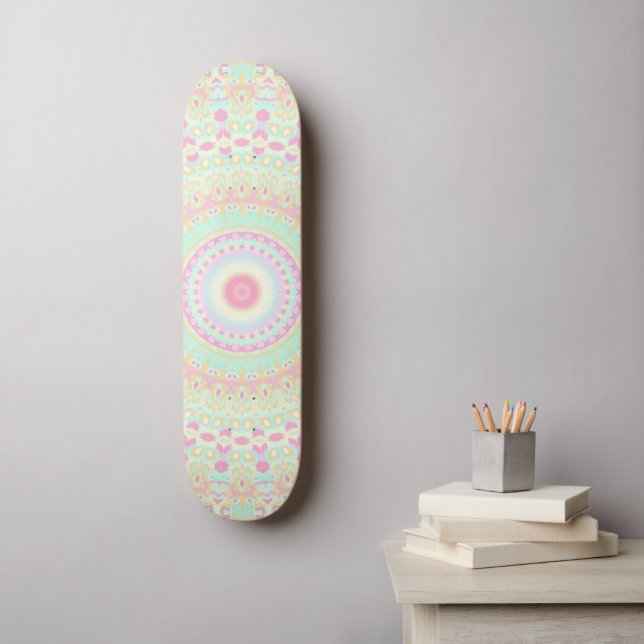 Skate Funky Hippie Mandala (Arte de parede)