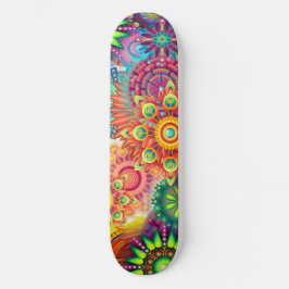 Skate Funky Retro Pattern Abstrato Bohemian