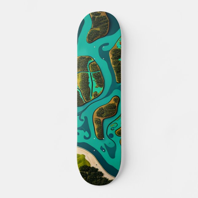 Skate Futuristic Marshlands (Frente)