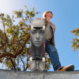 Skate Futurística da Garota Androide Paranoica