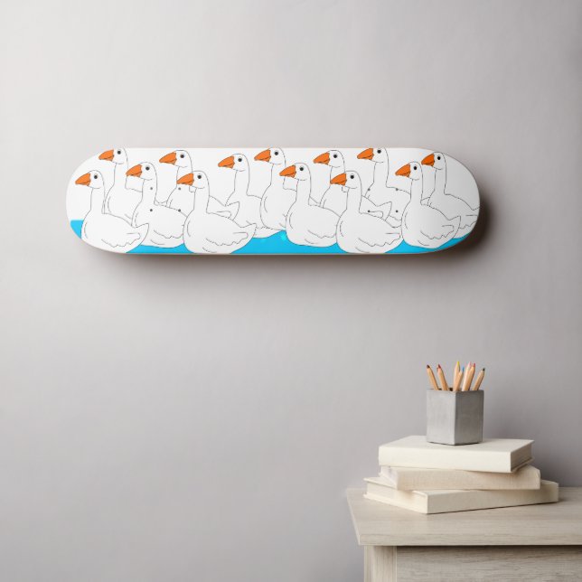 Skate Gaggle De Gansos Design (Arte de parede (Horz))