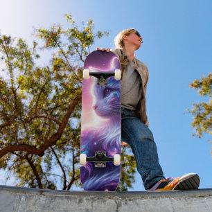 Skate Galinha Celestial Mística Galáxia Cósmica