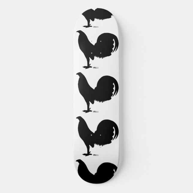 Skate Gamecock Rooster Silhouette (Frente)