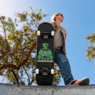 Skate Gamerchaun Gamer Jogos Games Dia de São Patrício