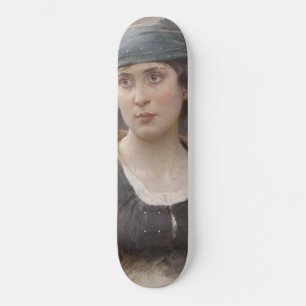 Skate Garota com véu verde (por Ludwig Passini)