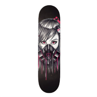 Skate Garota Neon Gas
