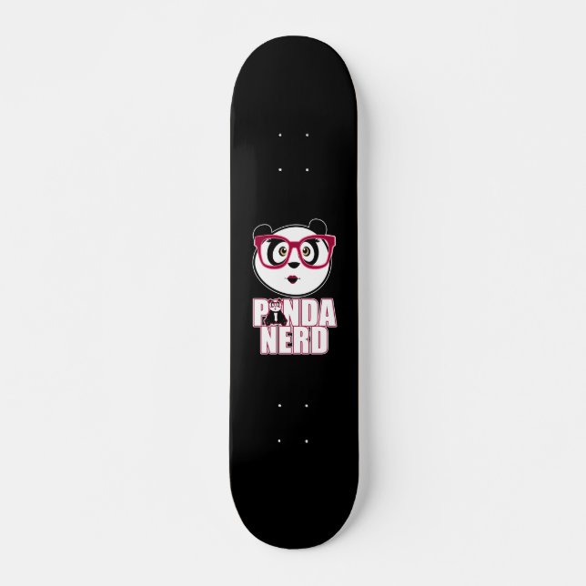 Skate Garota Nerd Panda (Frente)