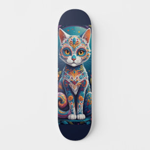 Skate Gatinho Caveira de Açúcar