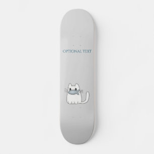 Skate Gato bonito com o prêmio Peixe