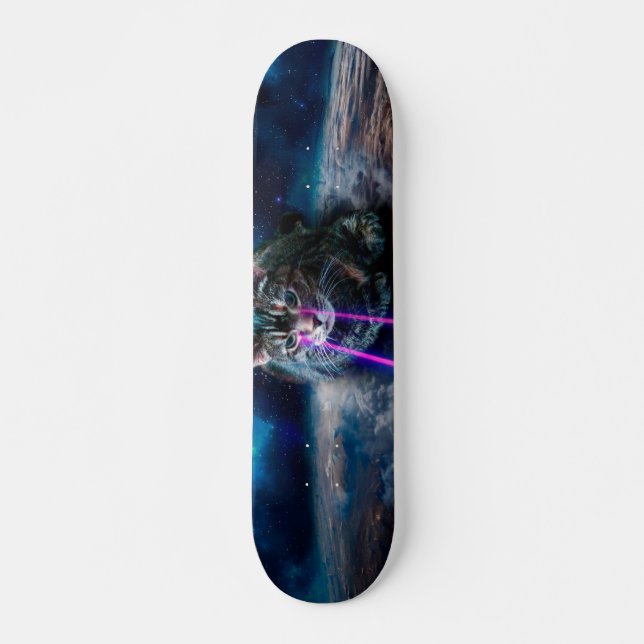 Skate Gato com lasers dos olhos (Frente)
