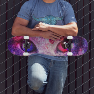 Skate Gato da Galáxia Roxa
