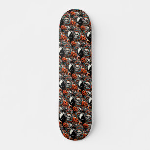 Skate Gato de Halloween com Pumpkins