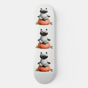 Skate Gato de Halloween na Design de Pumpkin