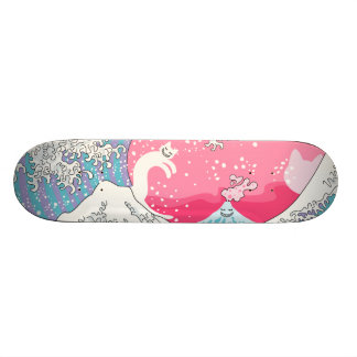Skate Gato do surfista de Psychodelic Bubblegum Kunagawa
