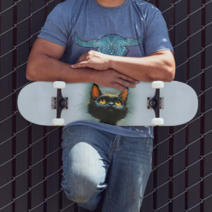 Skate Gato Negro Encantado