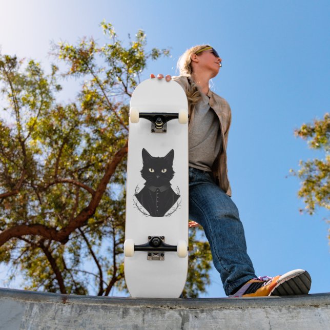 Skate Gato Negro Encantado de Salem (Ao ar livre 1)