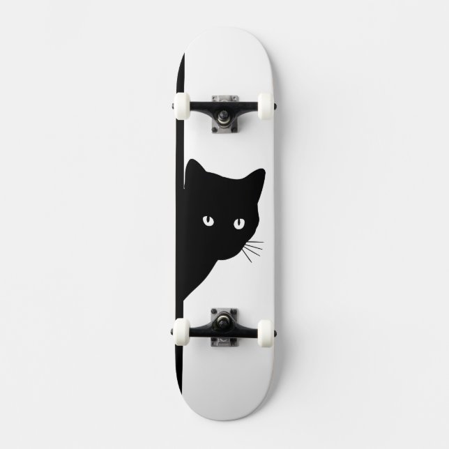 Skate Gato Preto de Vento (Frente)