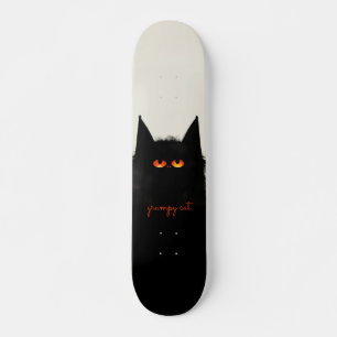 Skate Gato Preto Grumado