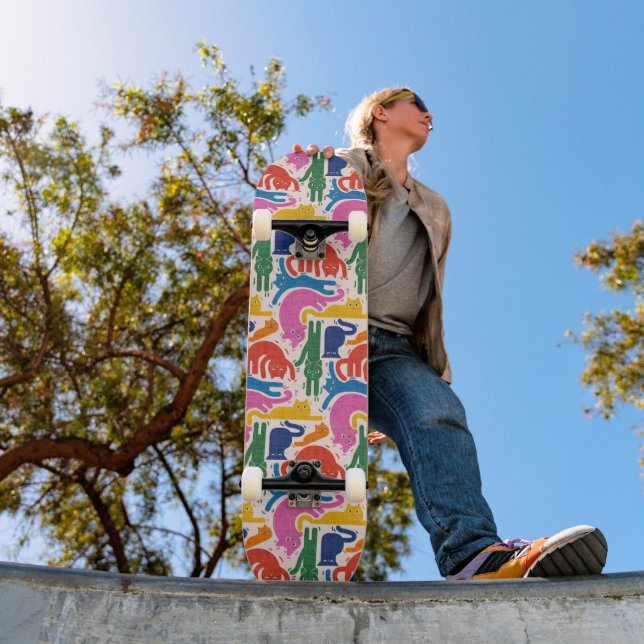 Skate Gatos engraçados (Ao ar livre 1)