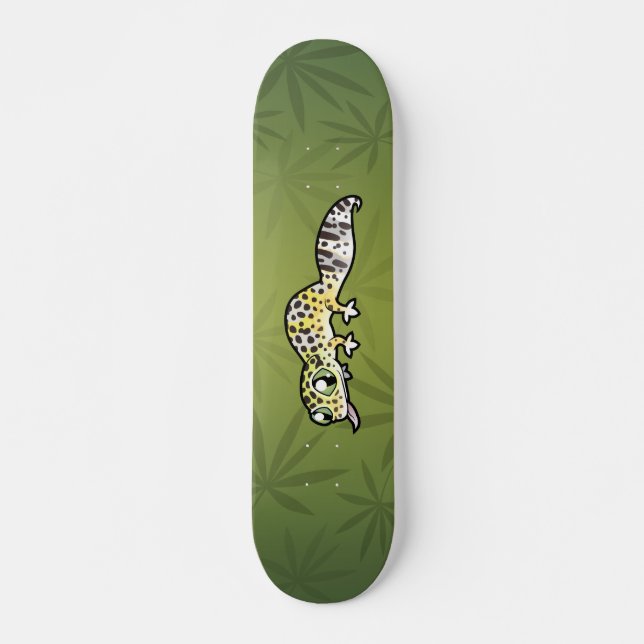Skate Geco do leopardo dos desenhos animados (Frente)