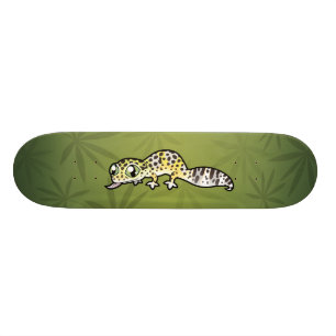 Skate Geco do leopardo dos desenhos animados