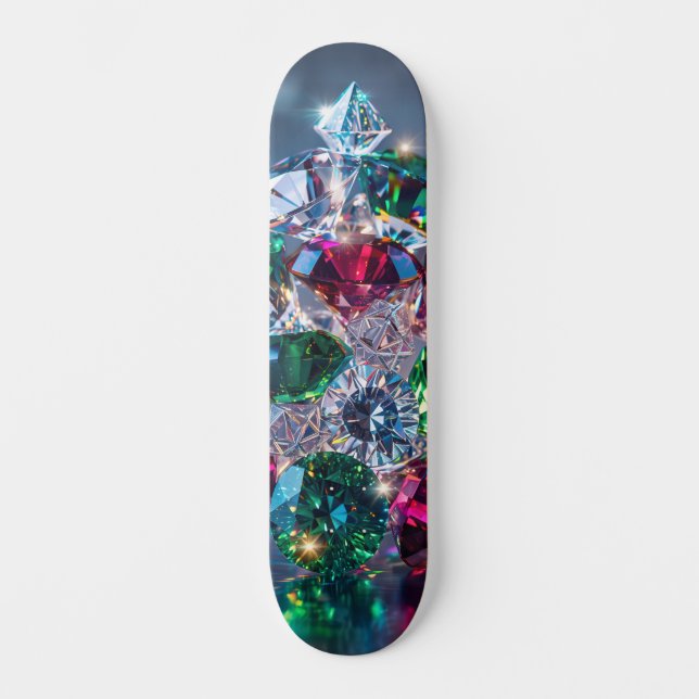 Skate Gemas e Joias Reluzentes (Frente)