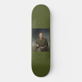 Skate General Dwight Eisenhower 5 Star - Retrato Pintado