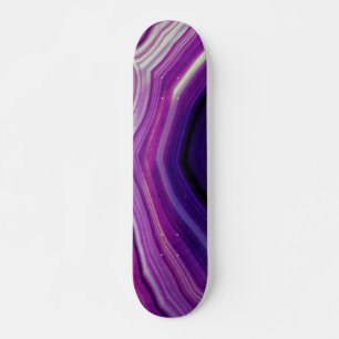 Skate Geodo roxo roscado por queda