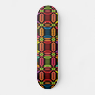 Skate Geométrico Neon