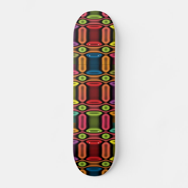 Skate Geométrico Neon (Frente)