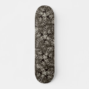 skate geométrico preto-e-branco