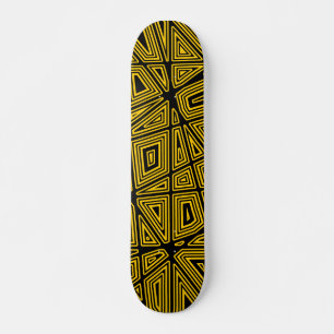 Skate Geométrico - Preto em âmbar