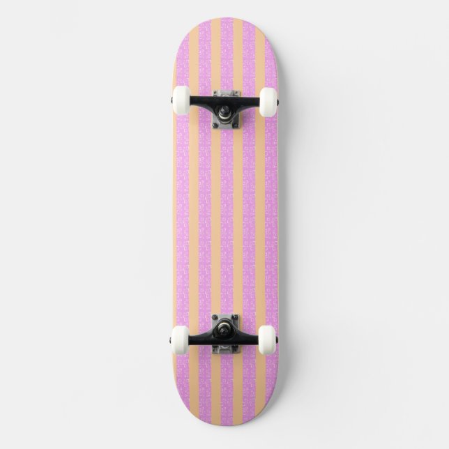 Skate Geométrico Rosa  (Frente)