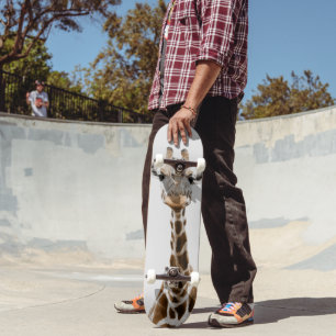 Skate Girafa Bonita 1 #animal#arte