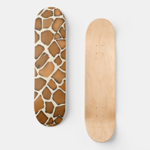 Skate Girafa Pele com Pele Padrão Impressão