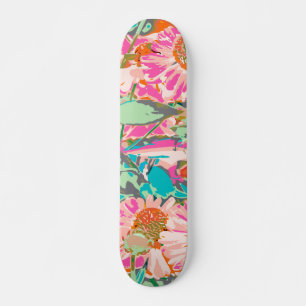 Skate Girassóis Rosa