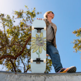 Skate Girassol e abelha
