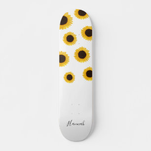 Skate Girassol Moderno Personalizado