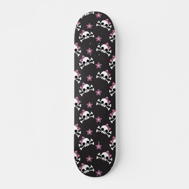 Skate Girly Skulls and Stars (Frente)