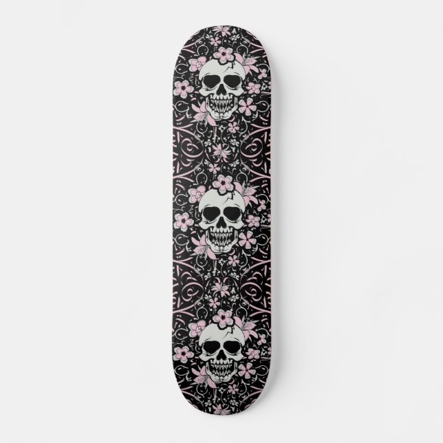 Skate Girly Vintage Skull (Frente)