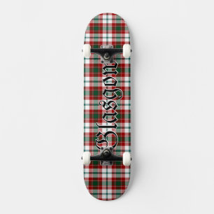 Skate Glasgow Clan Tartan Xadrez escocesa