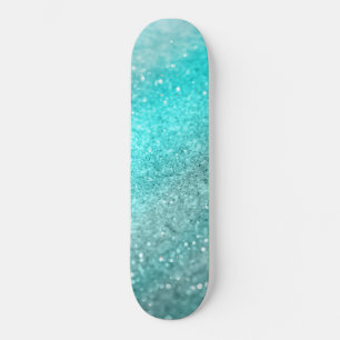 Skate Glitter Aqua Oceano Teal #1