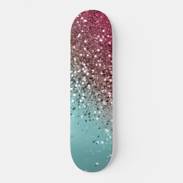 Skate Glitter de Melancia Tropical nº 1 (Frente)