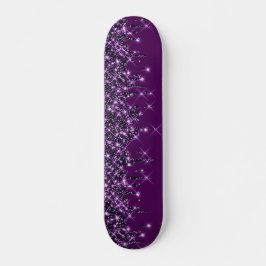 Skate Glitter Gota Roxo Girly
