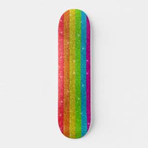 Skate Glitter Orgulho gay Sinalizador LGBTQIA Faíscas