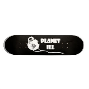 Skate Globo branco doente do planeta